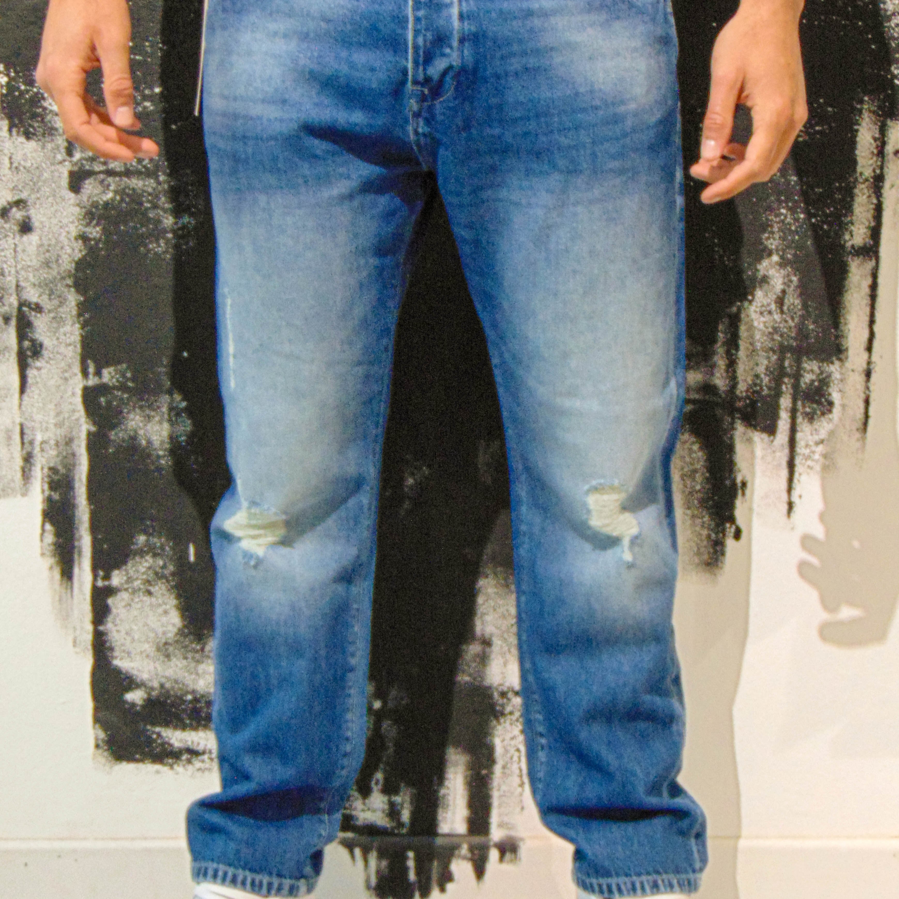 Jeans OVERD Regular Fit Strappi