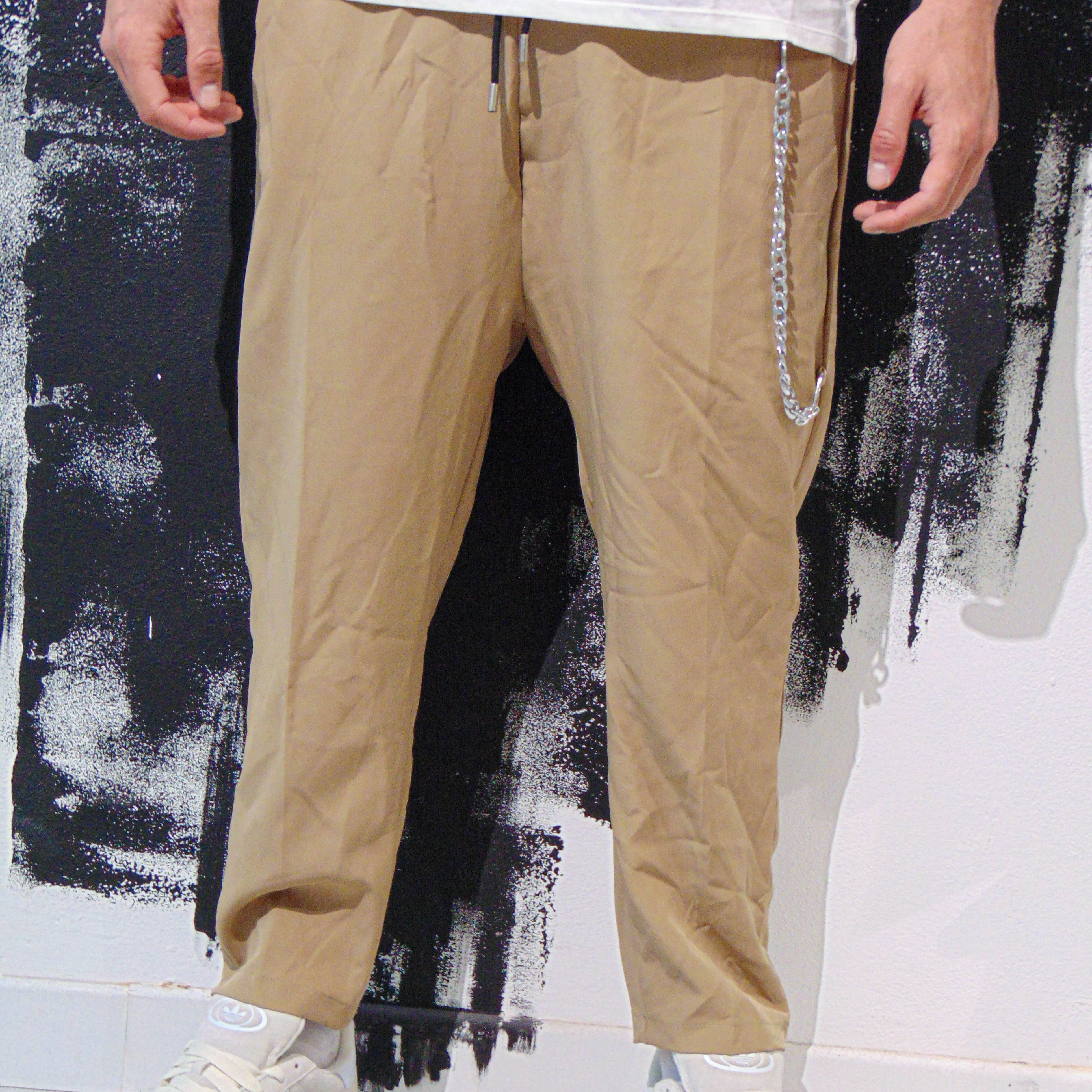 Pantalone LUCAS KIMI con catena Beige