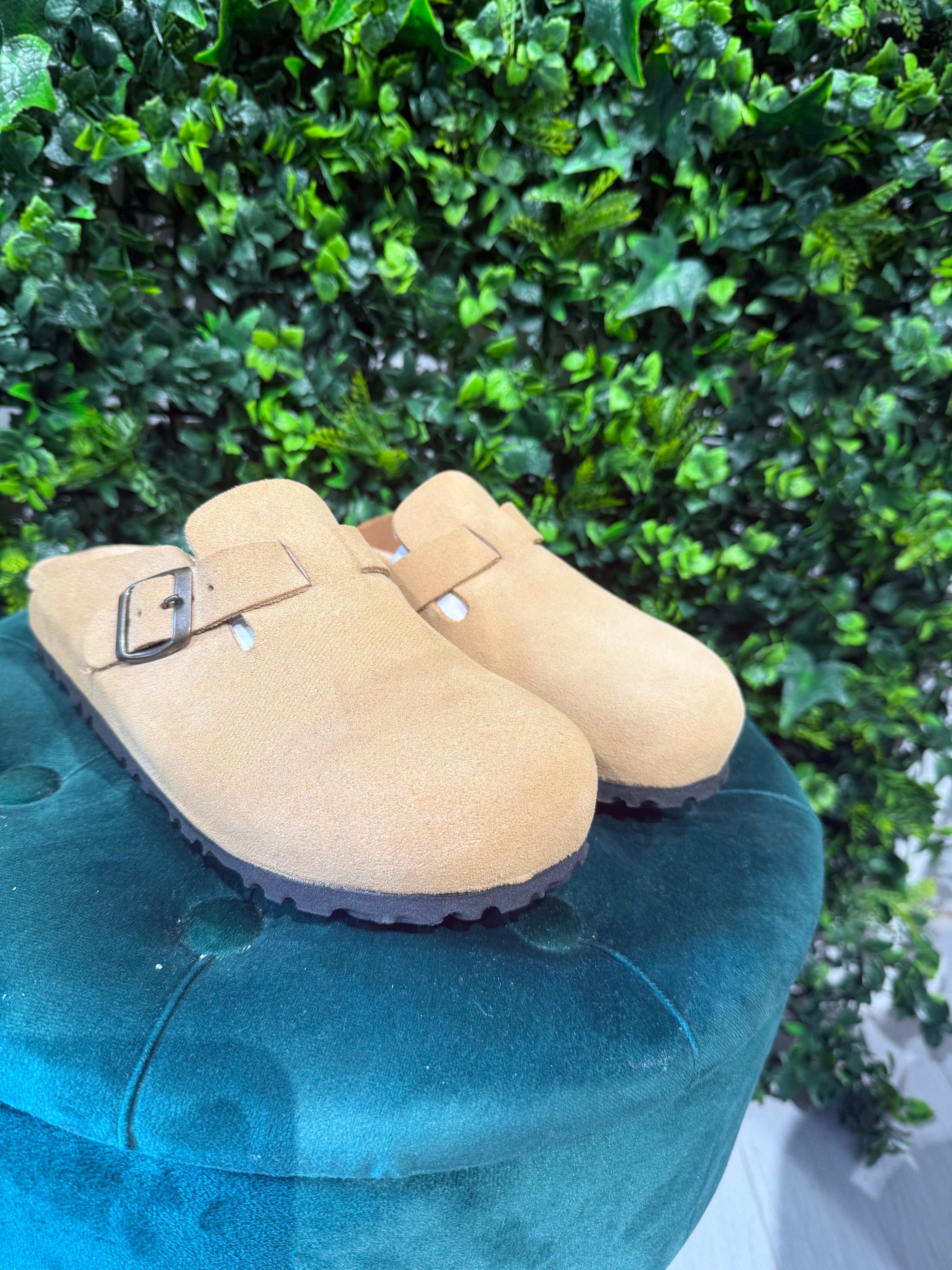 Birke*stock Sabot Beige