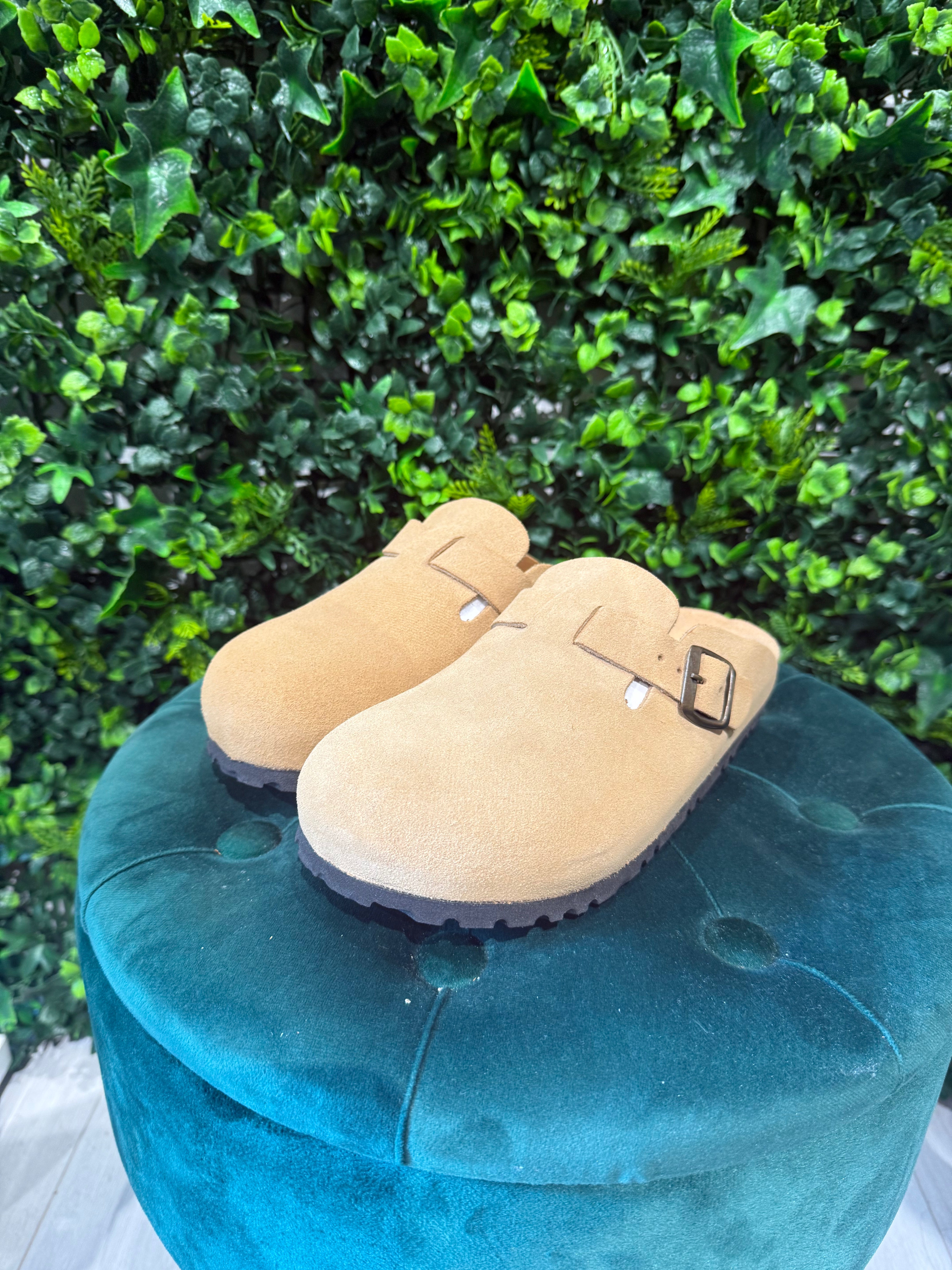 Birke*stock Sabot Beige