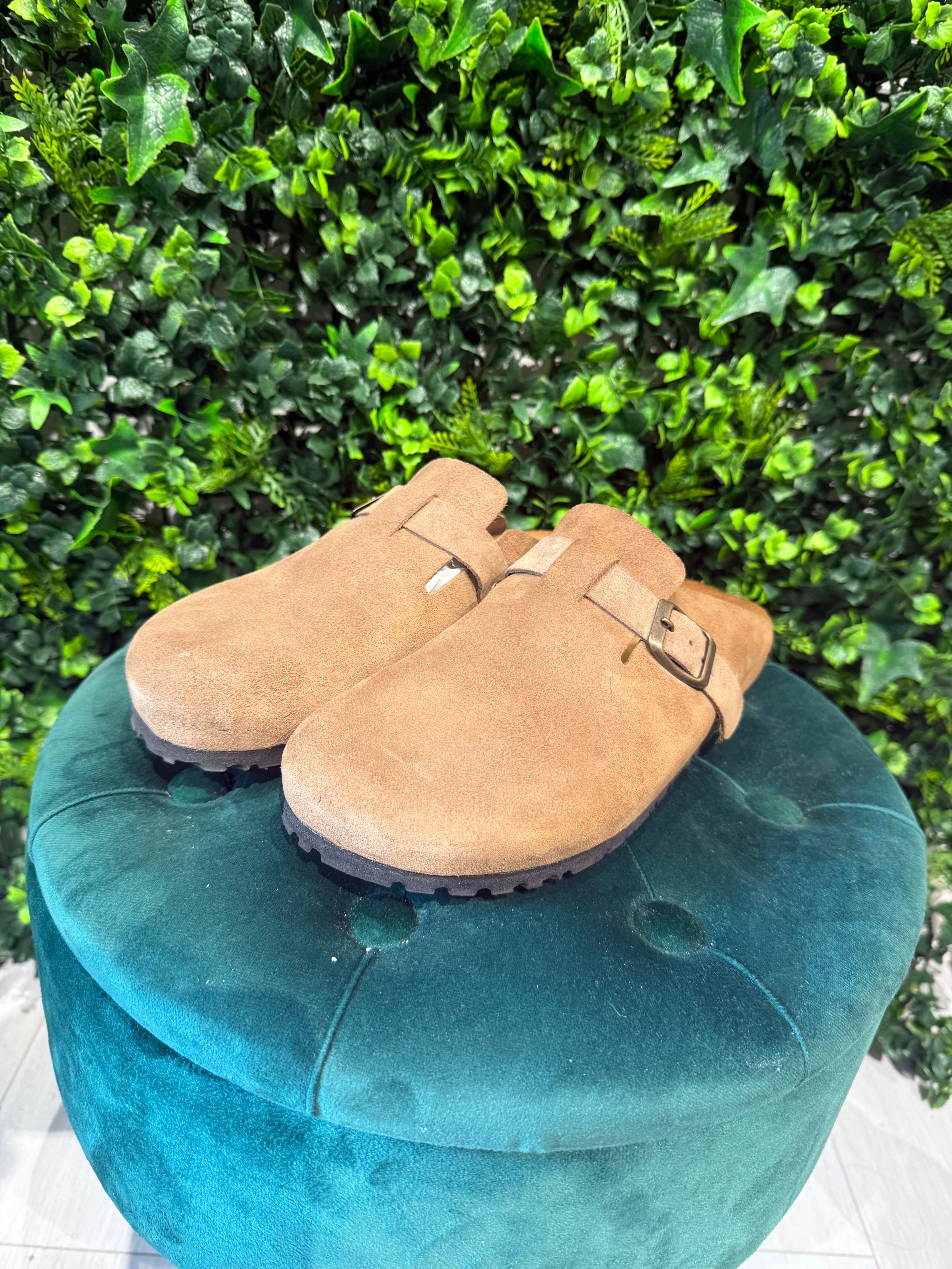 Birke*stock Sabot Marroni