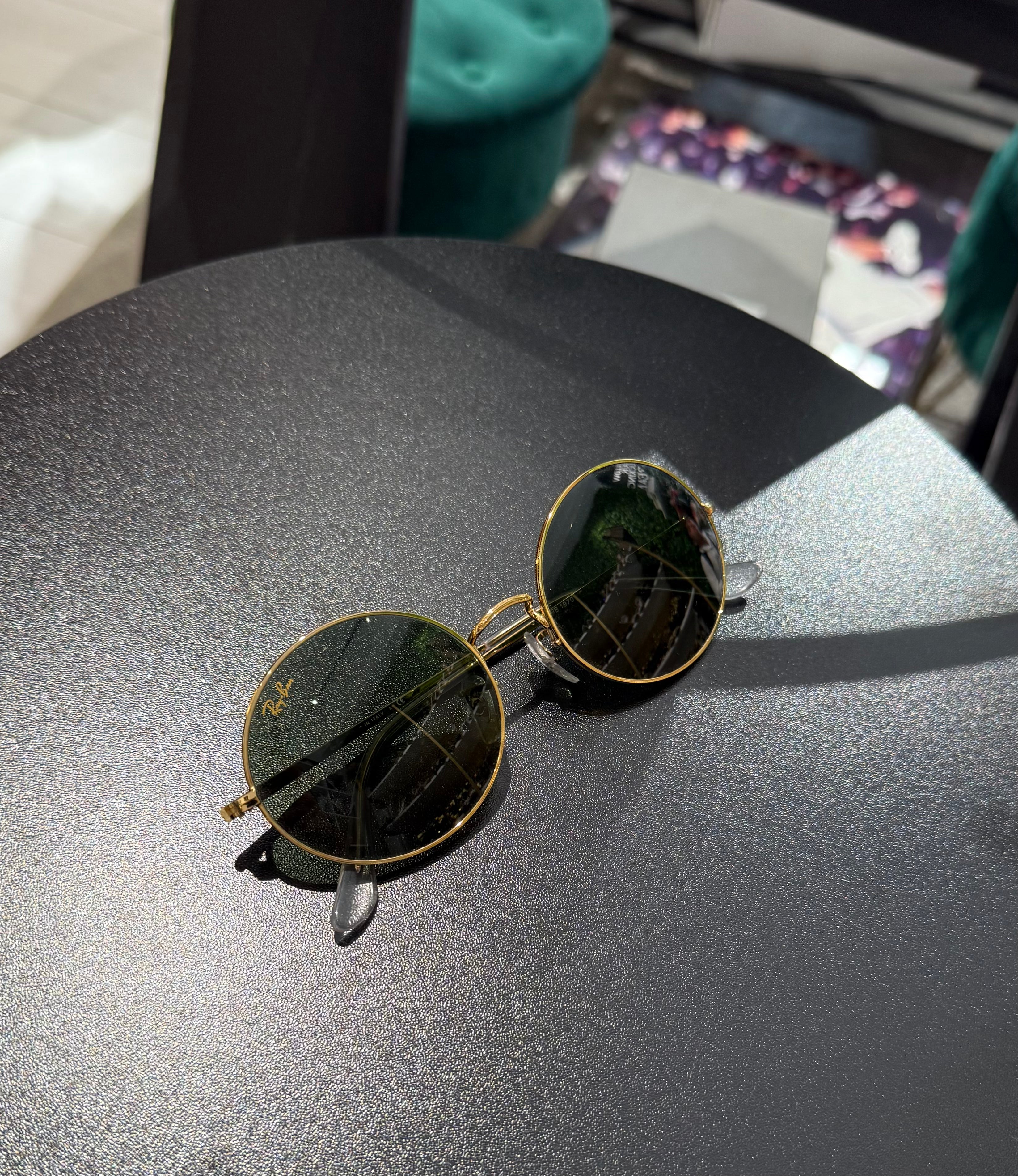 Occhiali Rayban Lenti Scuri Tondi