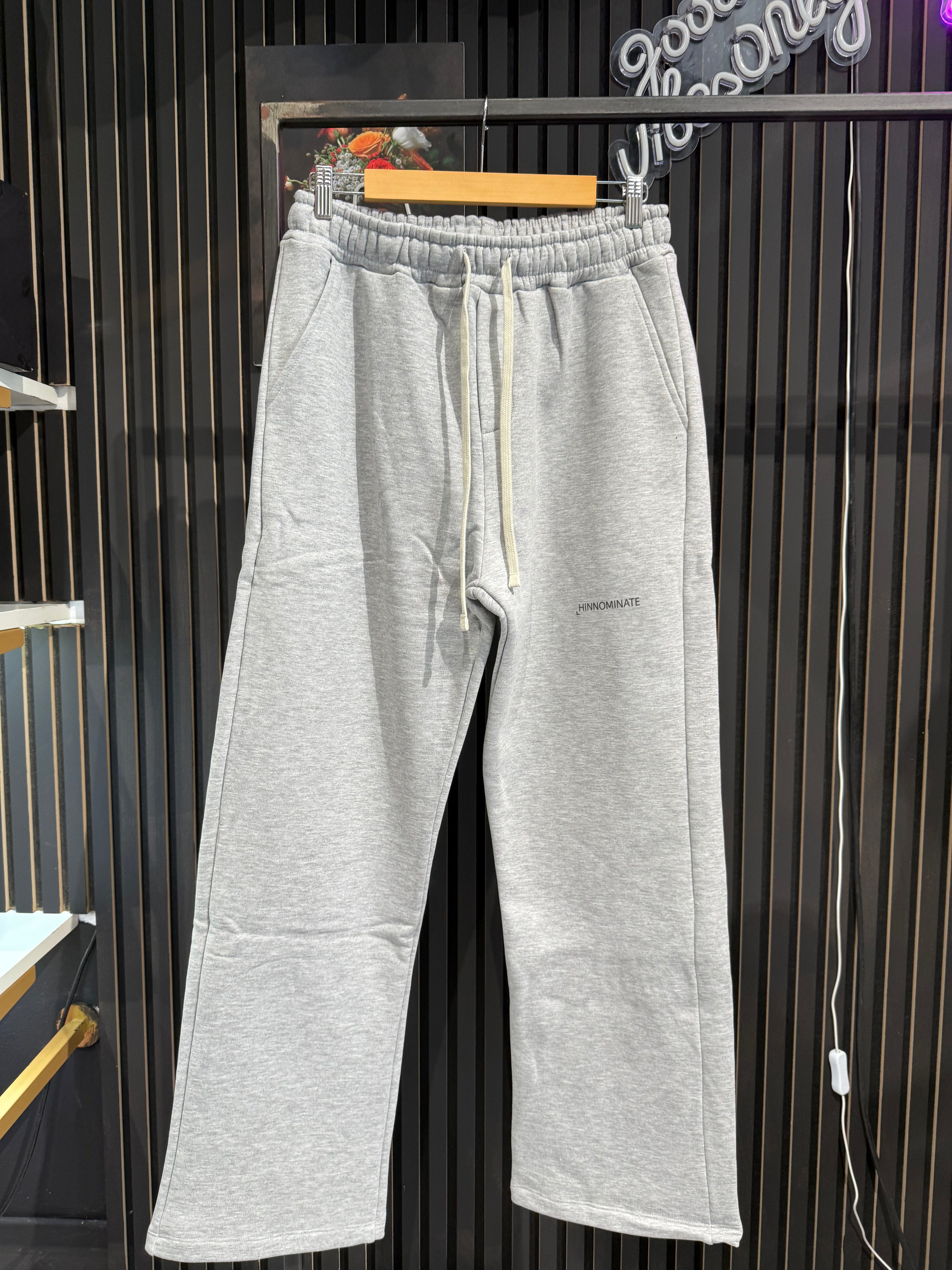 Pantalone dritto in felpa grigio HINNOMINATE