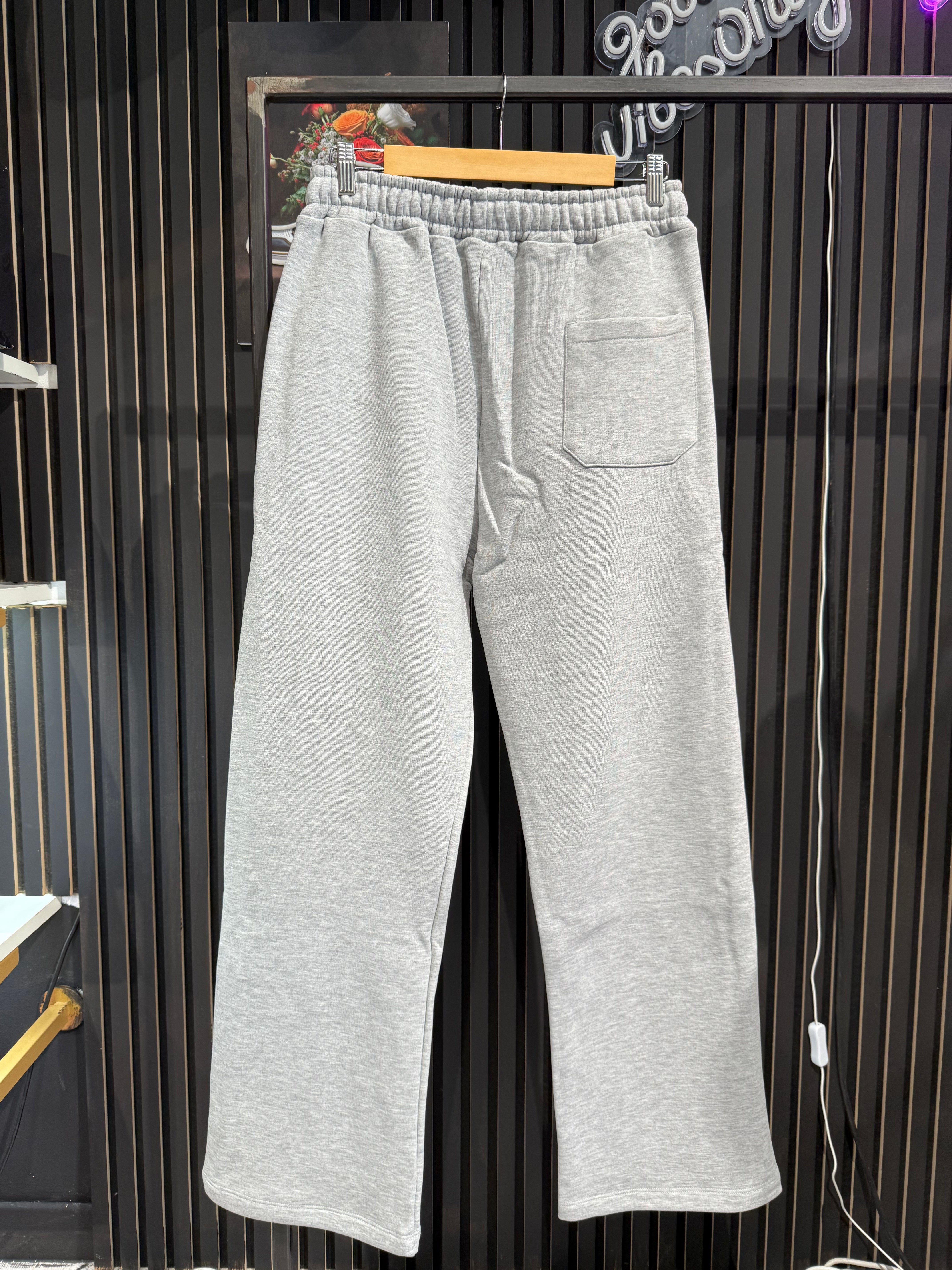 Pantalone dritto in felpa grigio HINNOMINATE