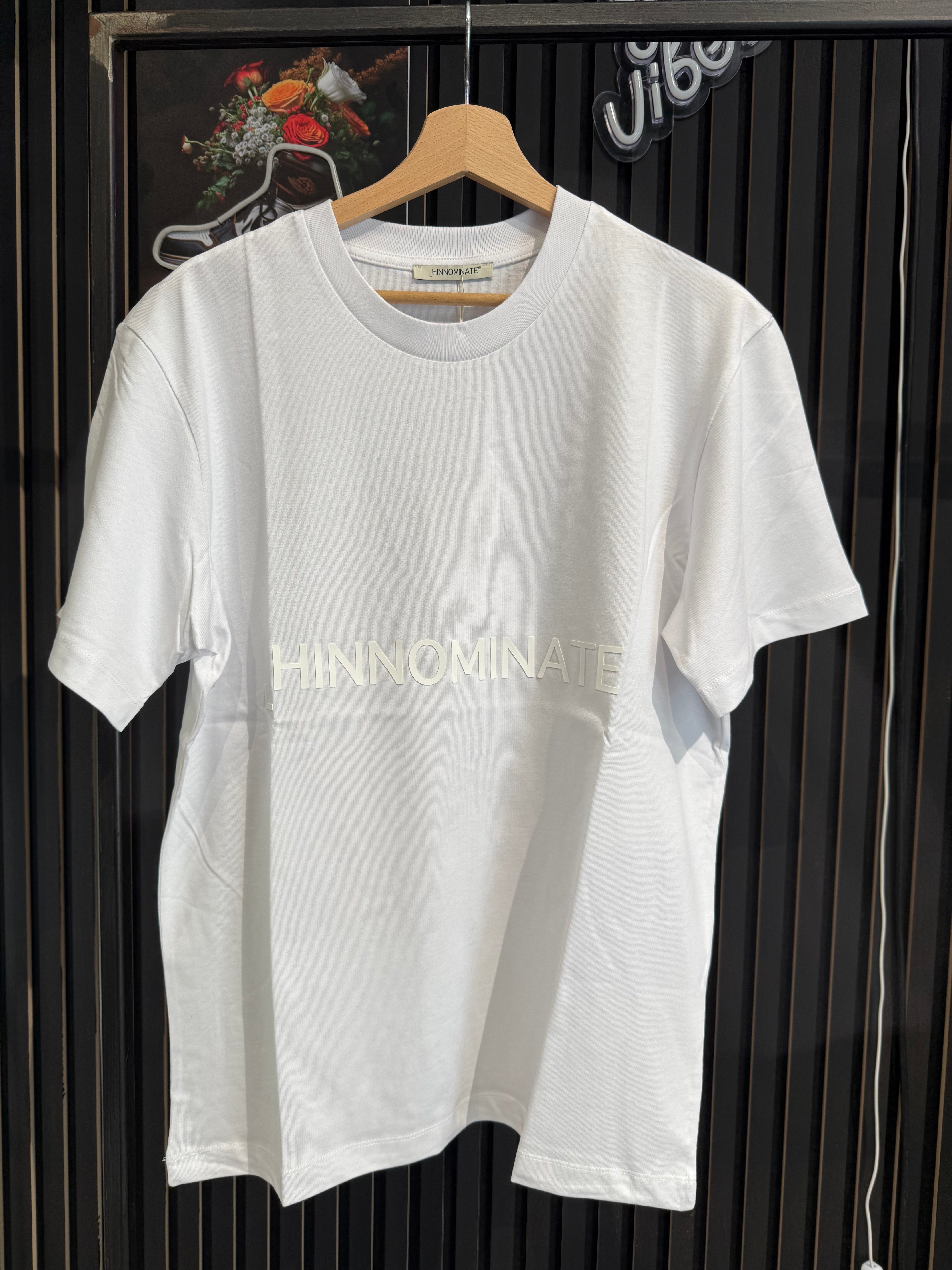 T-shirt stampa in rilievo bianca HINNOMINATE