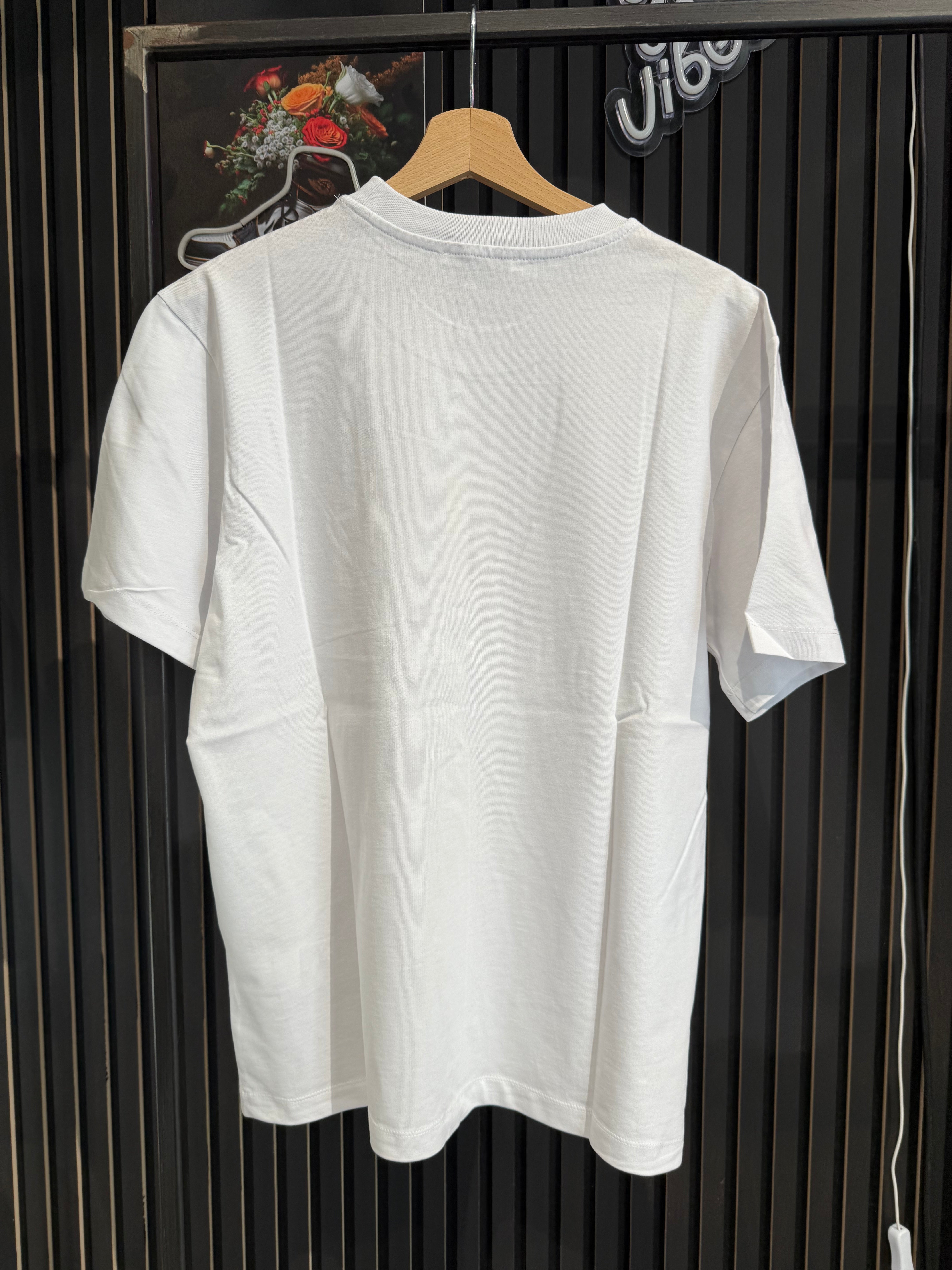 T-shirt stampa in rilievo bianca HINNOMINATE