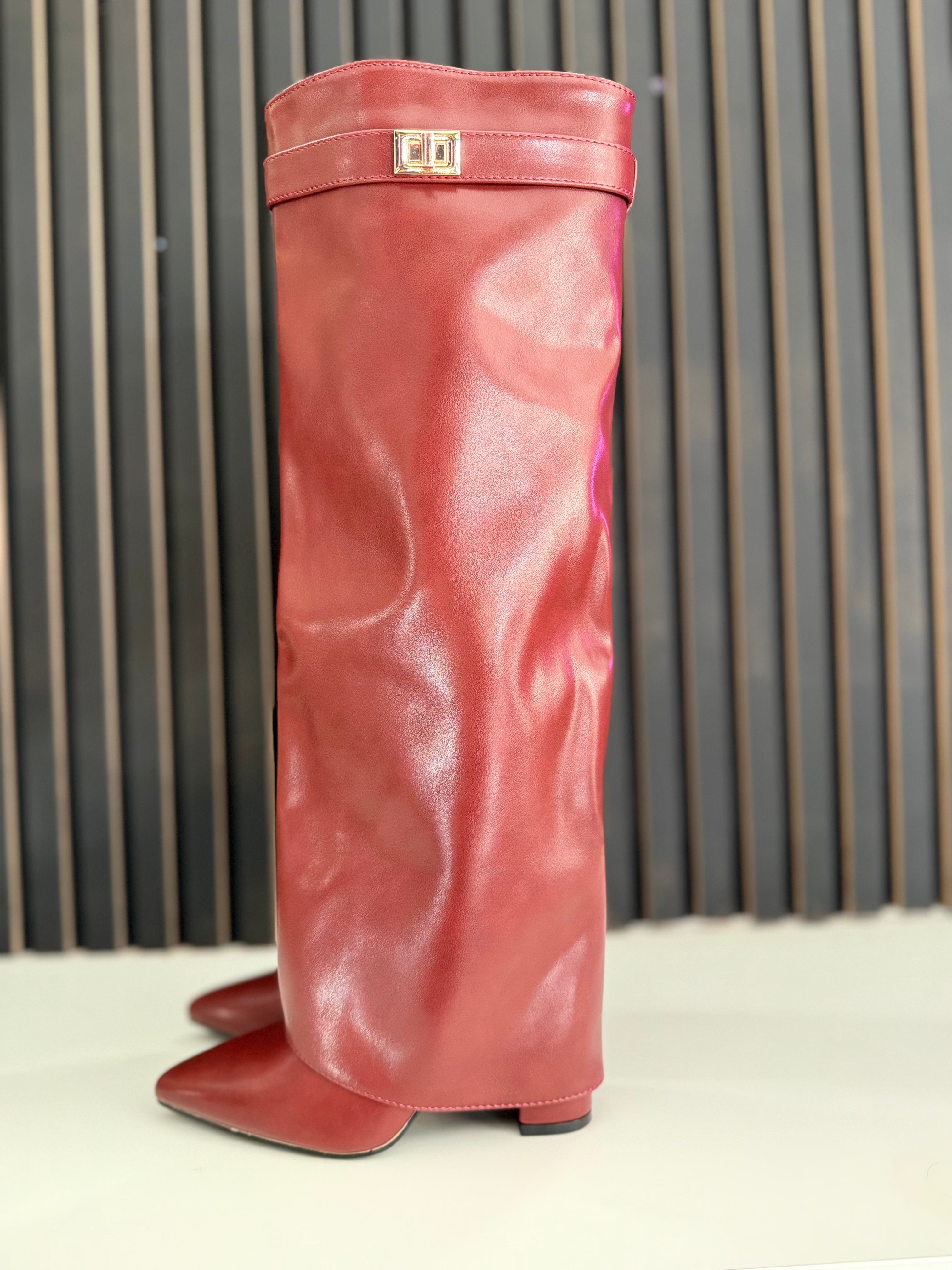 Stivale Milano Bordeaux