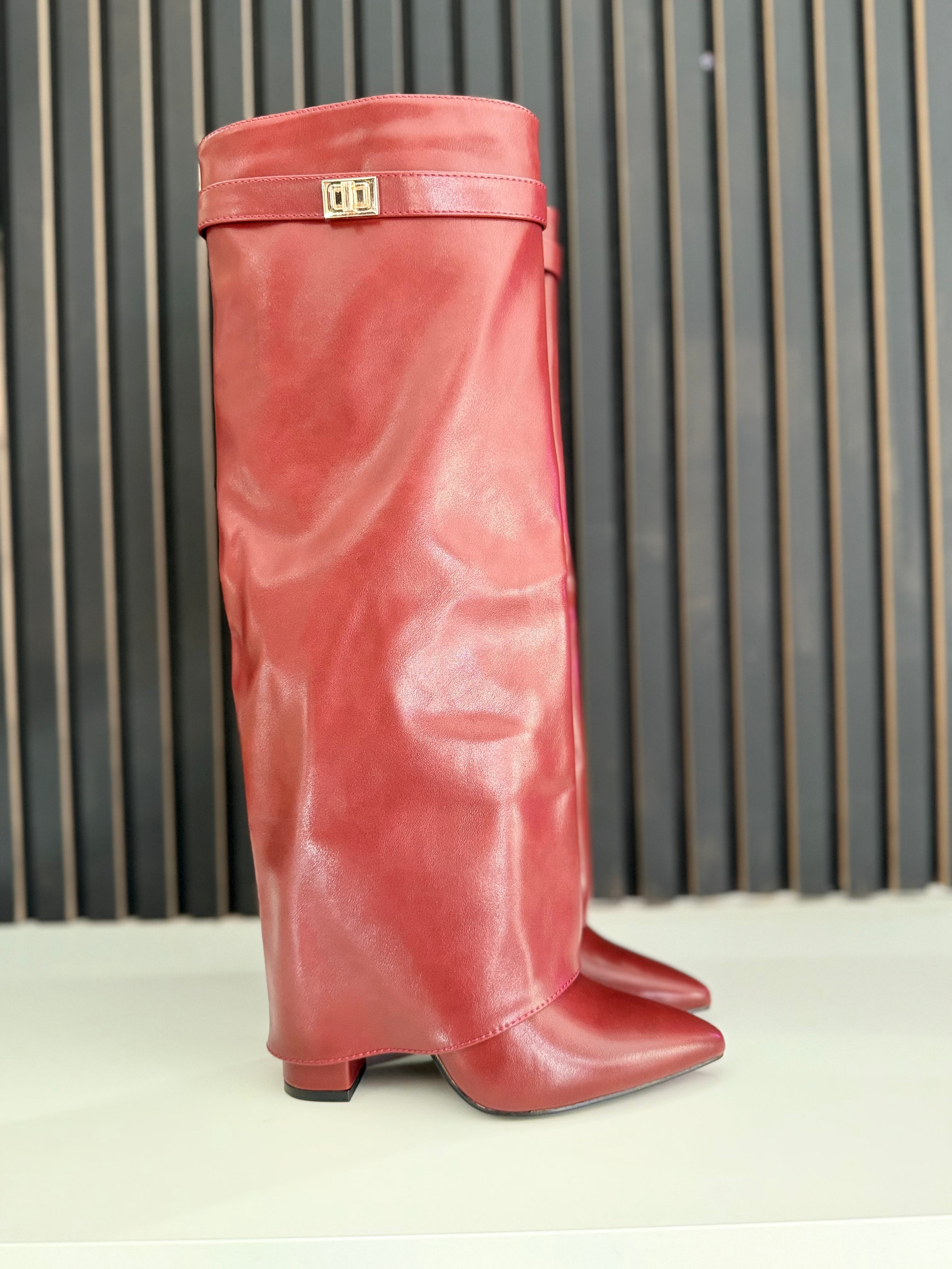 Stivale Milano Bordeaux