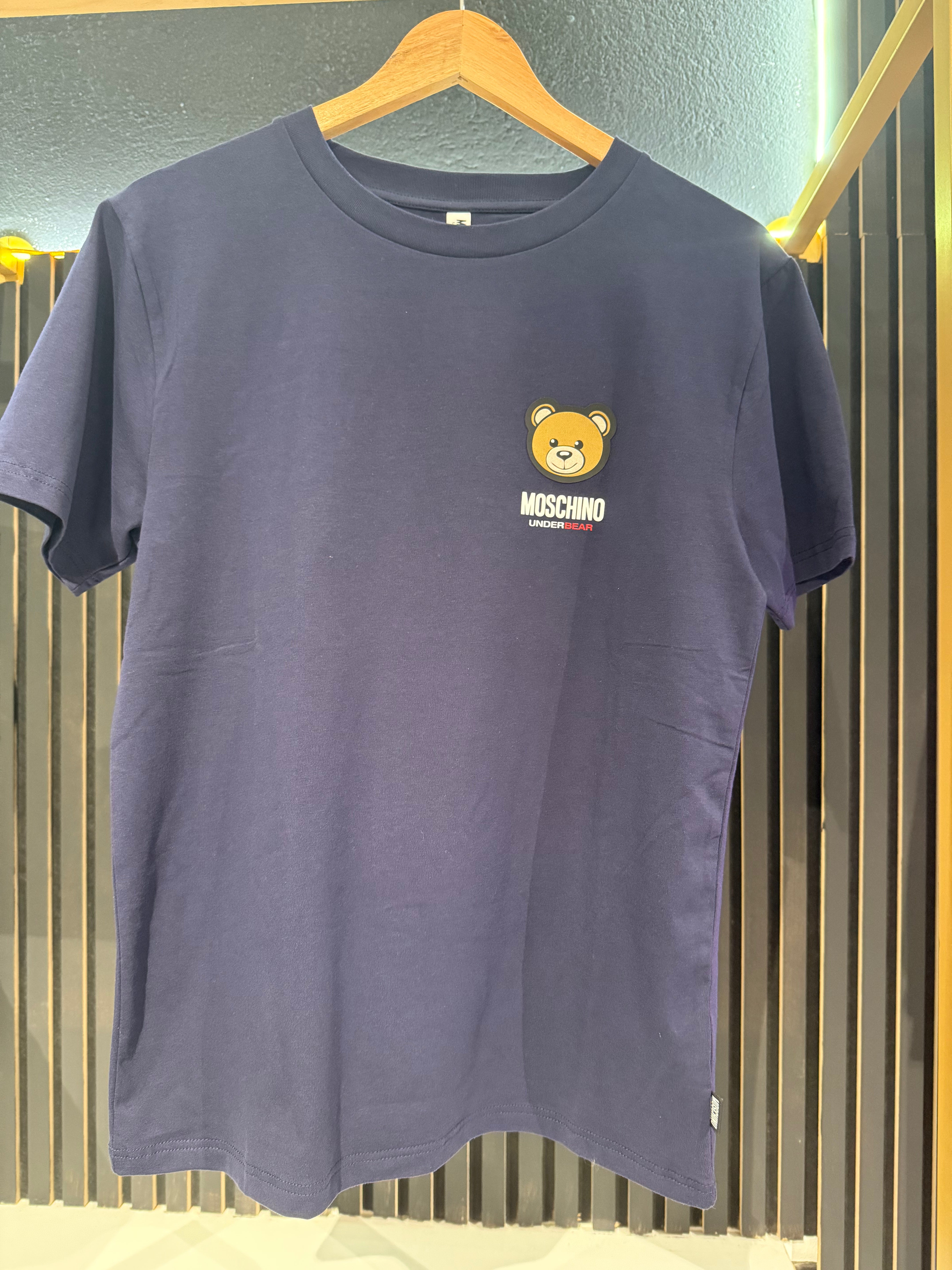 T-shirt blu MOSCHINO Underwear