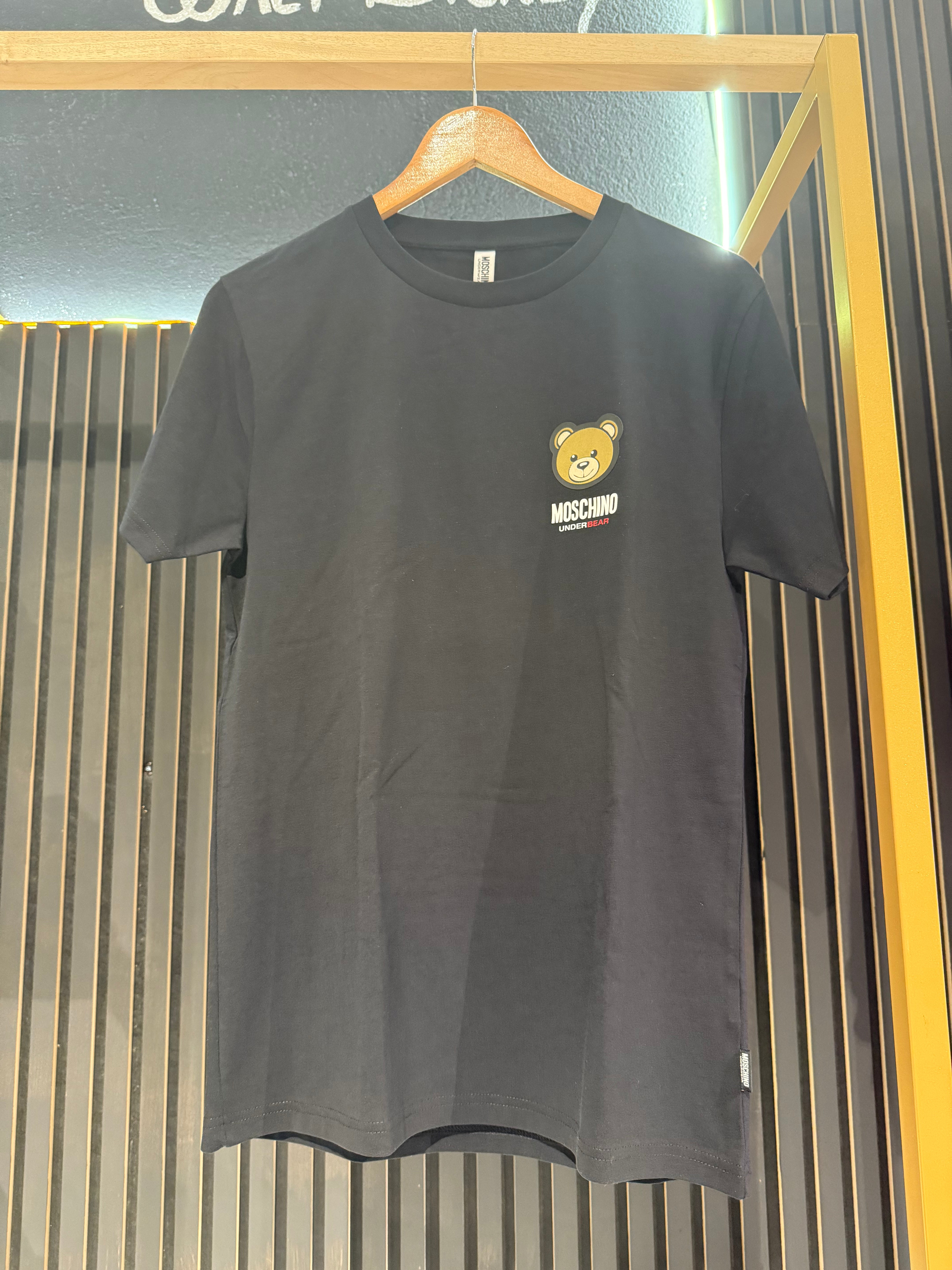 T-shirt nera MOSCHINO Underwear