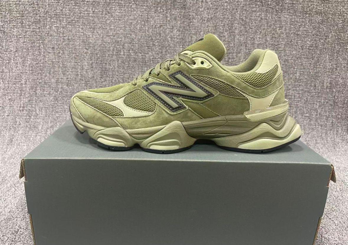 New Balance 9060 Camoscio Oliva