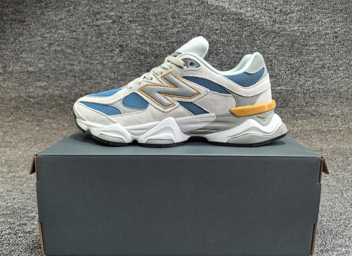 New Balance 9060 Camoscio Grigio/Blue