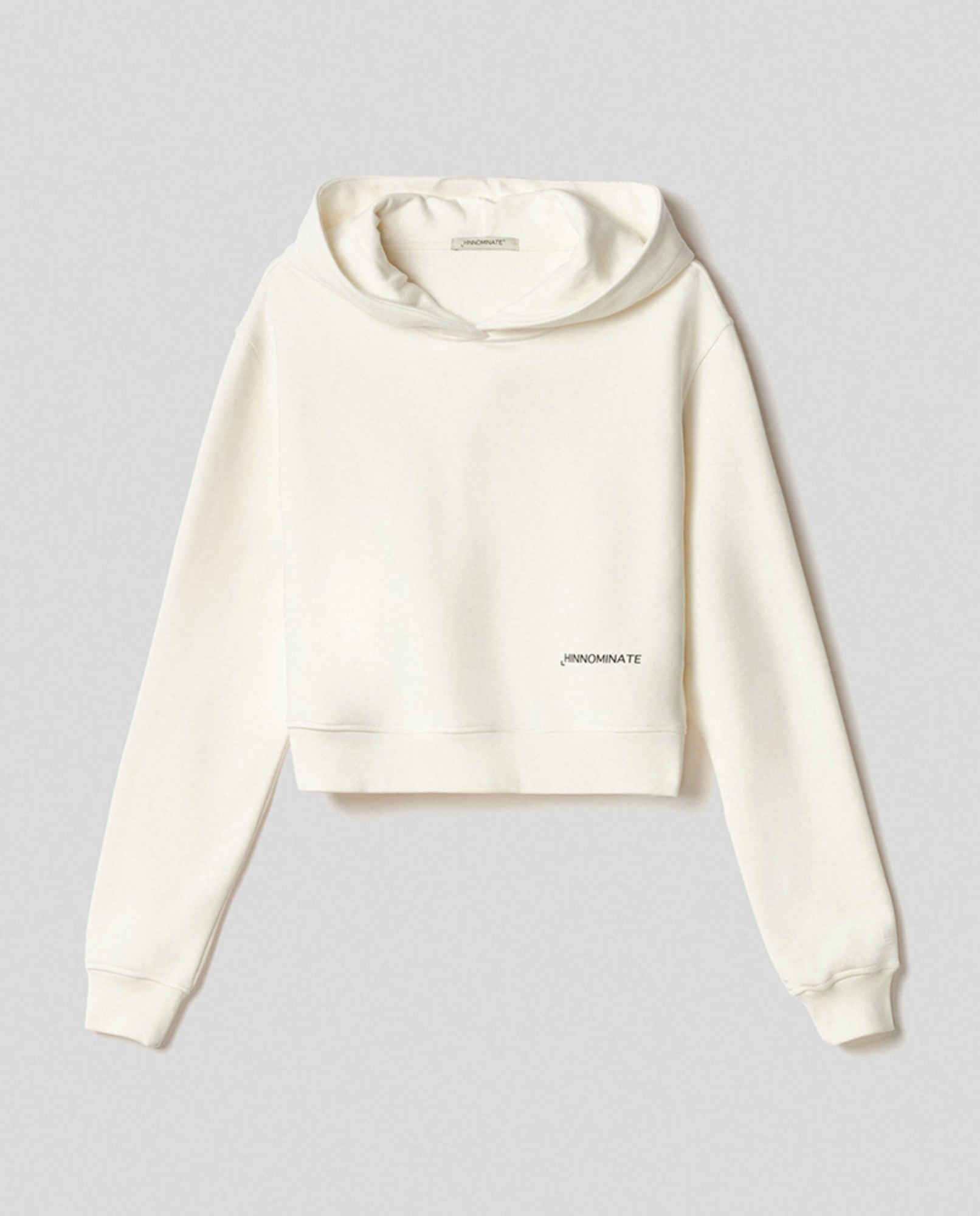 Felpa Corta con cappuccio panna HINNOMINATE