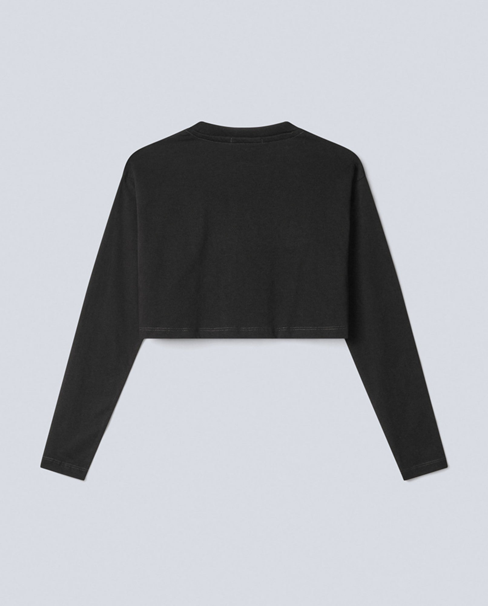 Crop Top maniche lunghe nero HINNOMINATE
