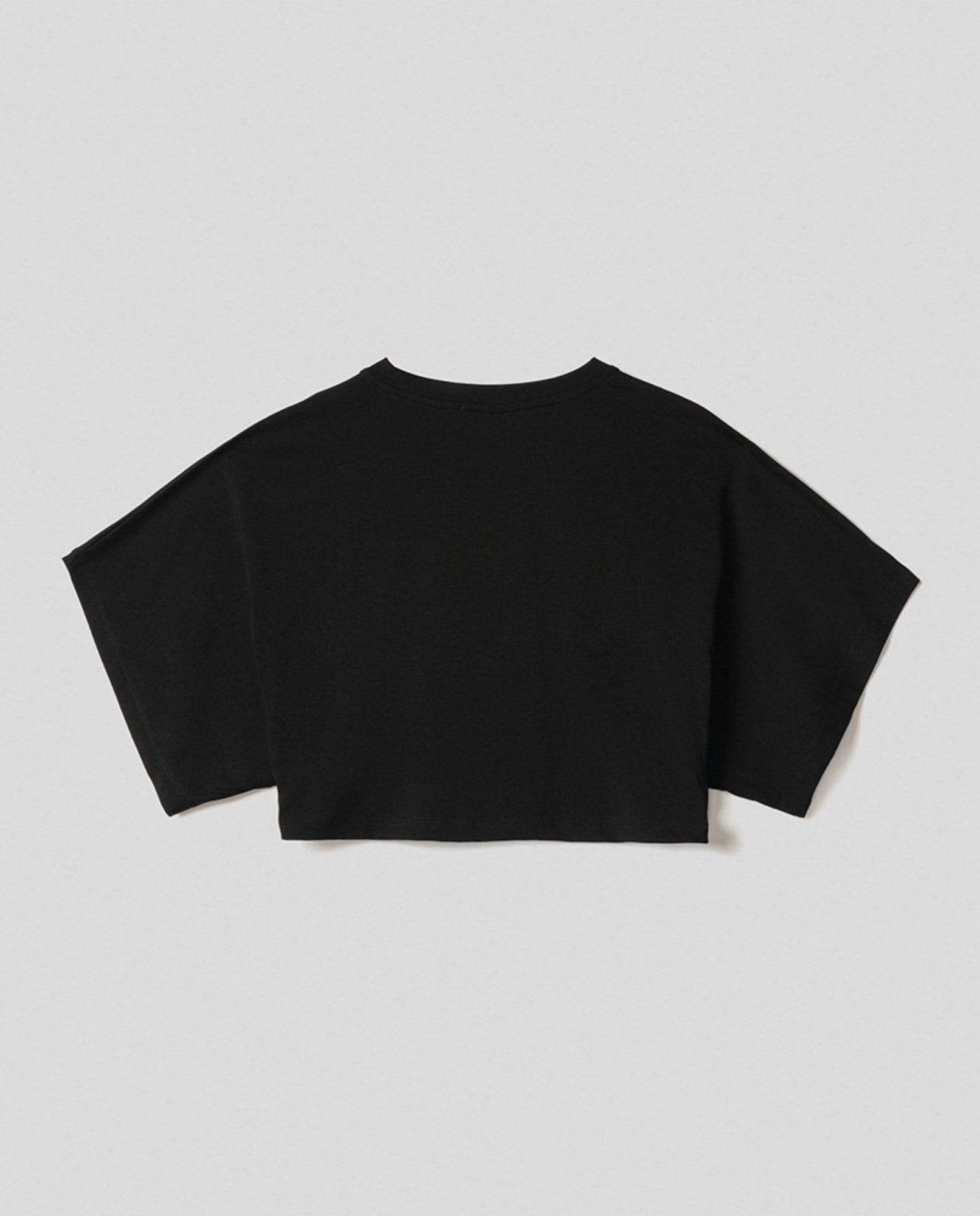 Crop Top maniche corte nero HINNOMINATE