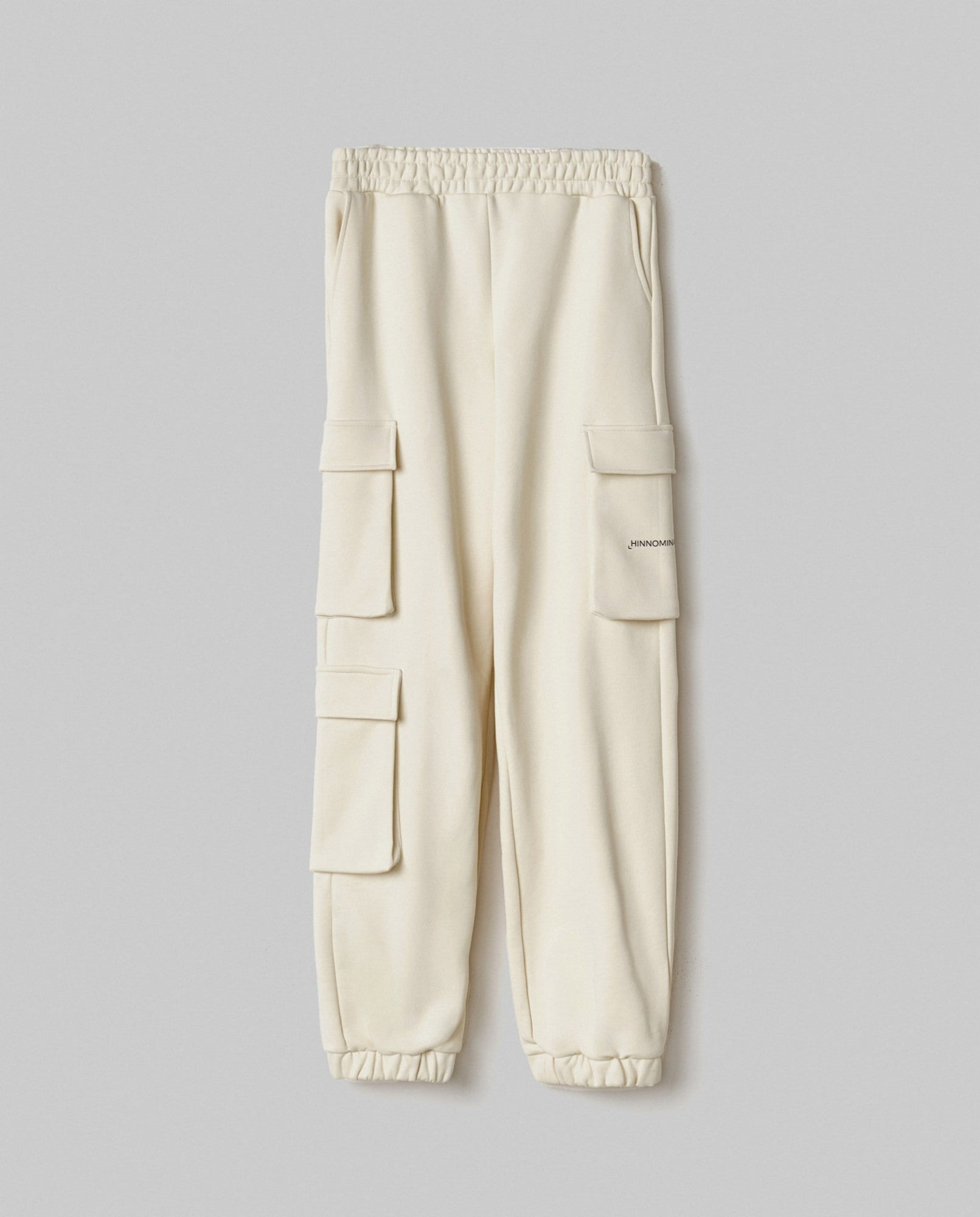 Pantalone con elastico e tasconi beige HINNOMINATE