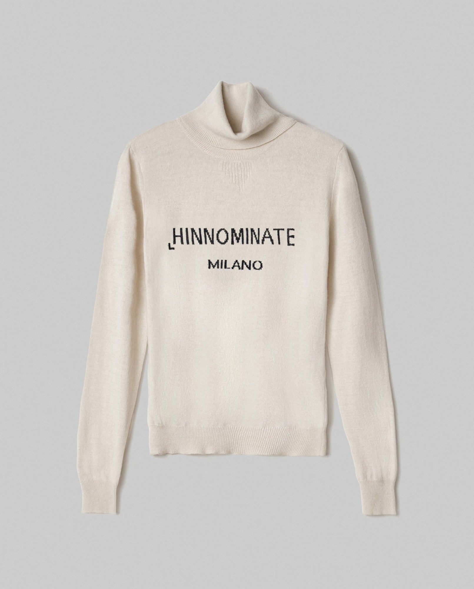 Maglia Misto Cashmere con collo panna HINNOMINATE