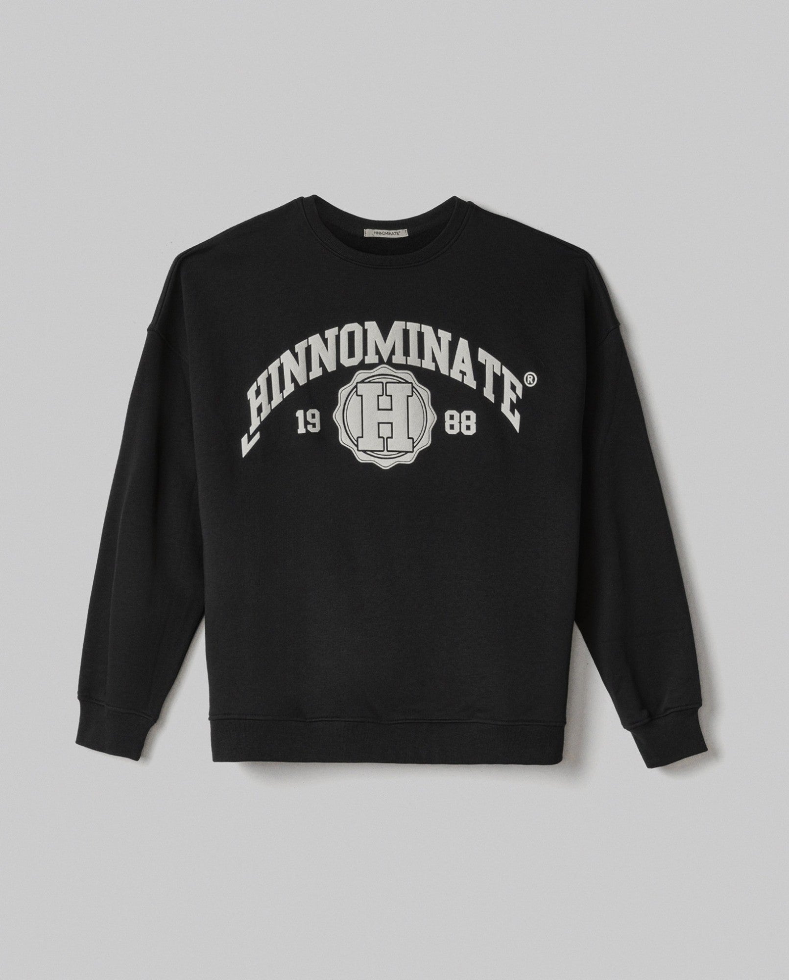 Felpa Paricollo College nera HINNOMINATE