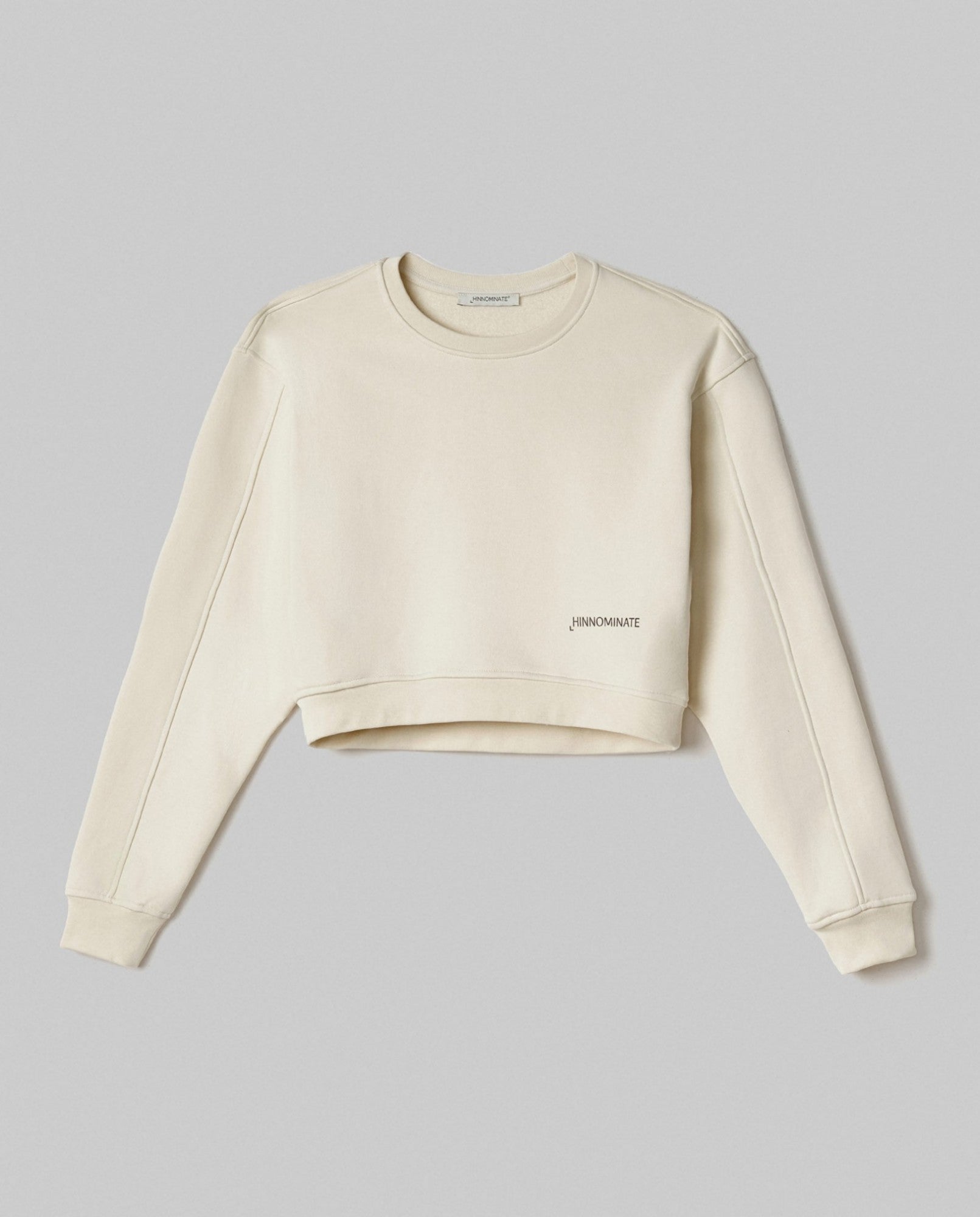 Felpa Paricollo Corta beige HINNOMINATE