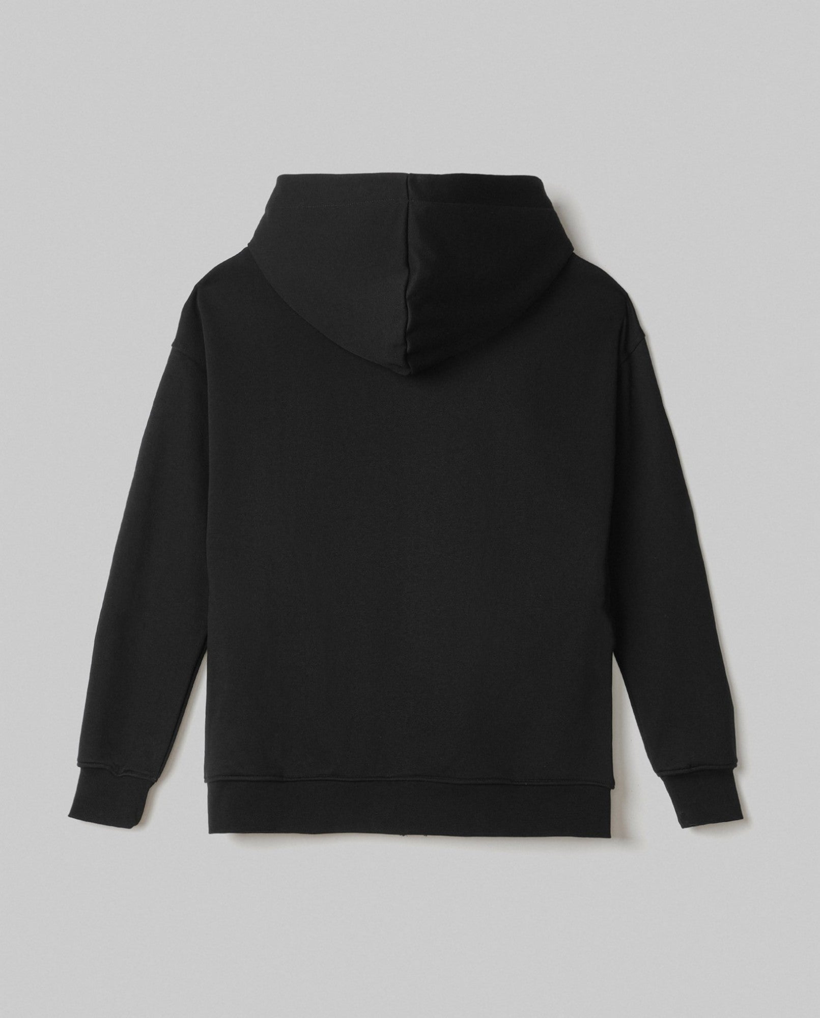 Felpa full zip con cappuccio nera HINNOMINATE