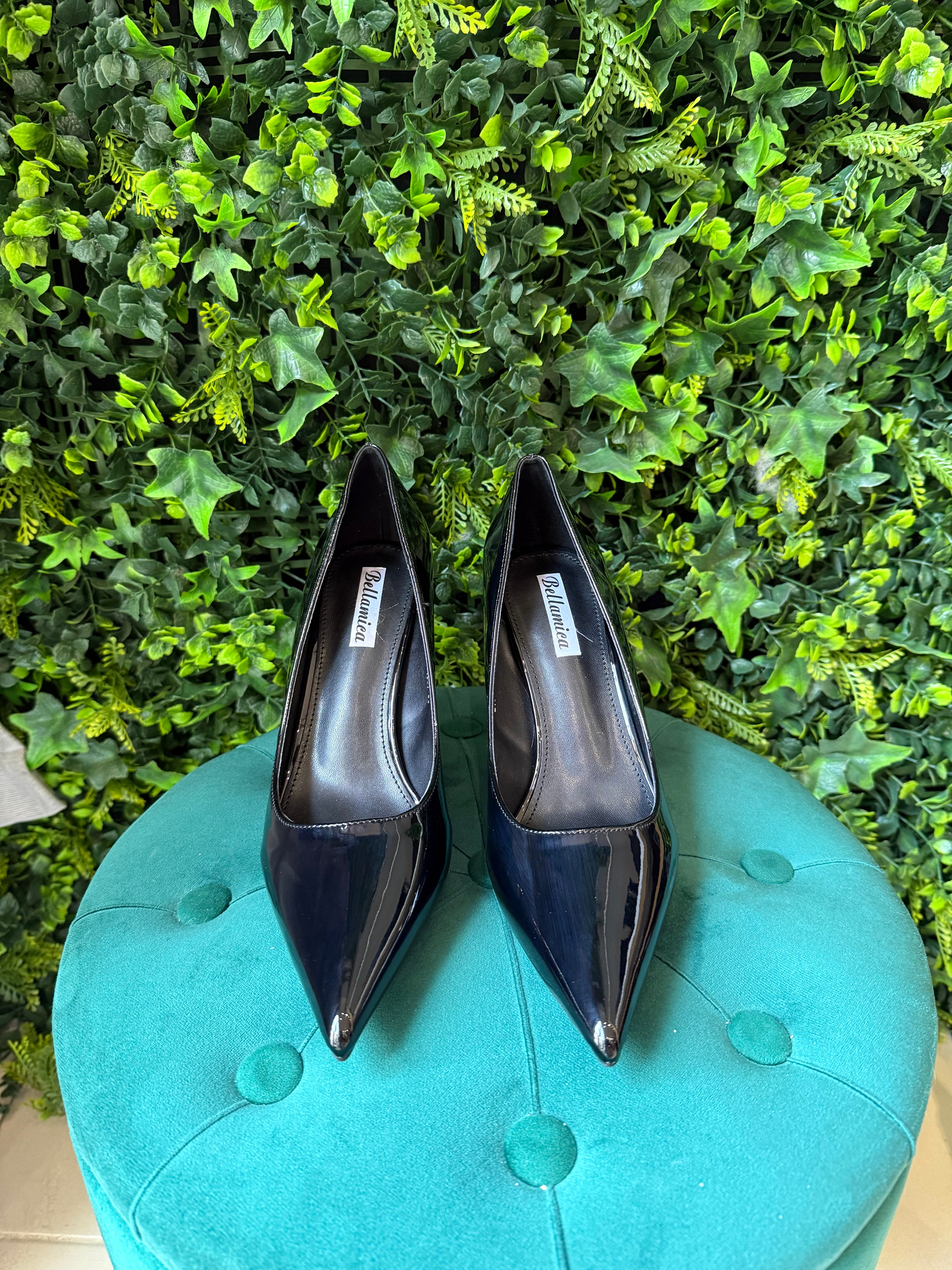 Décolleté Nero Lucido