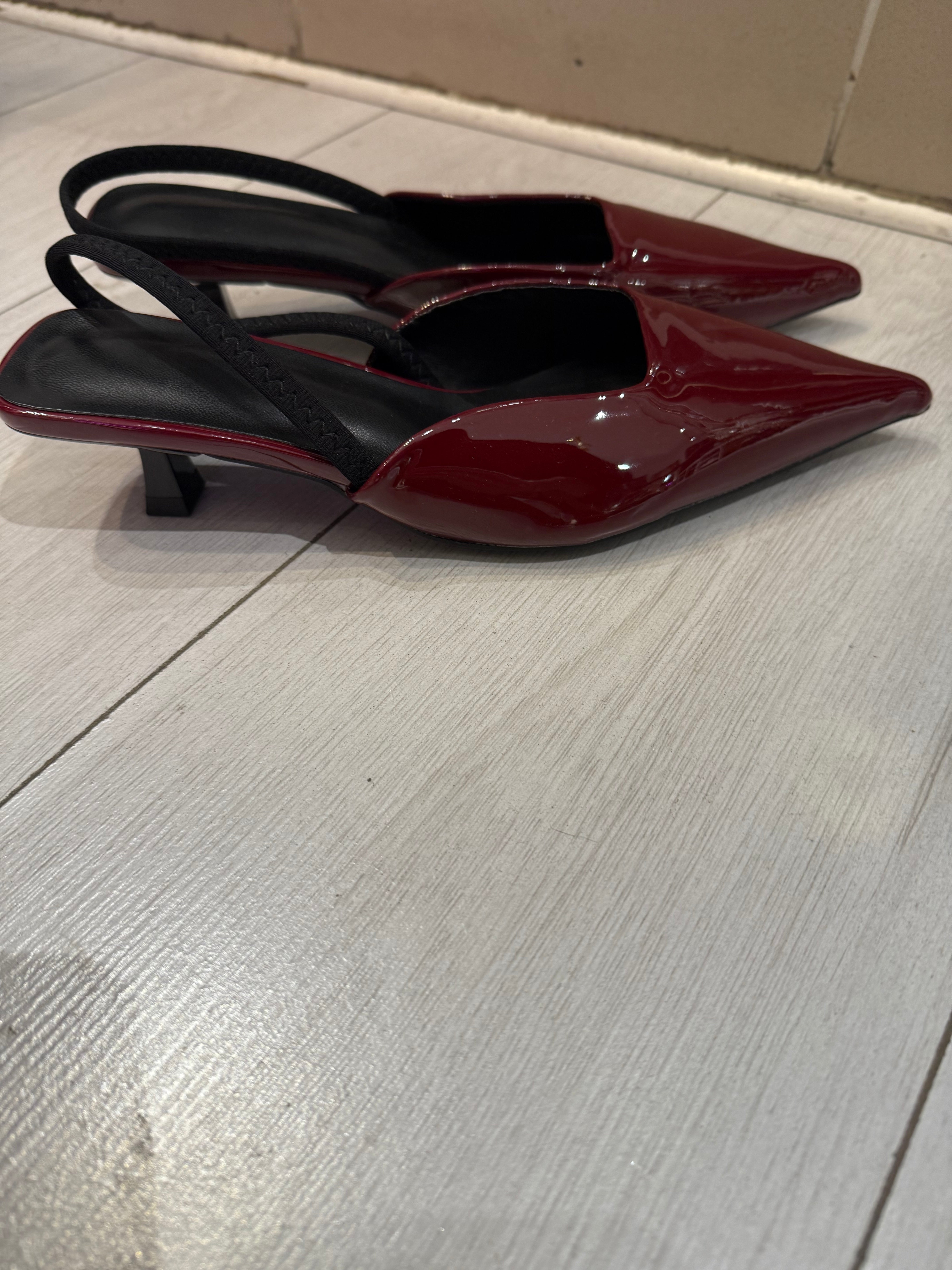 Slingback Bordeaux