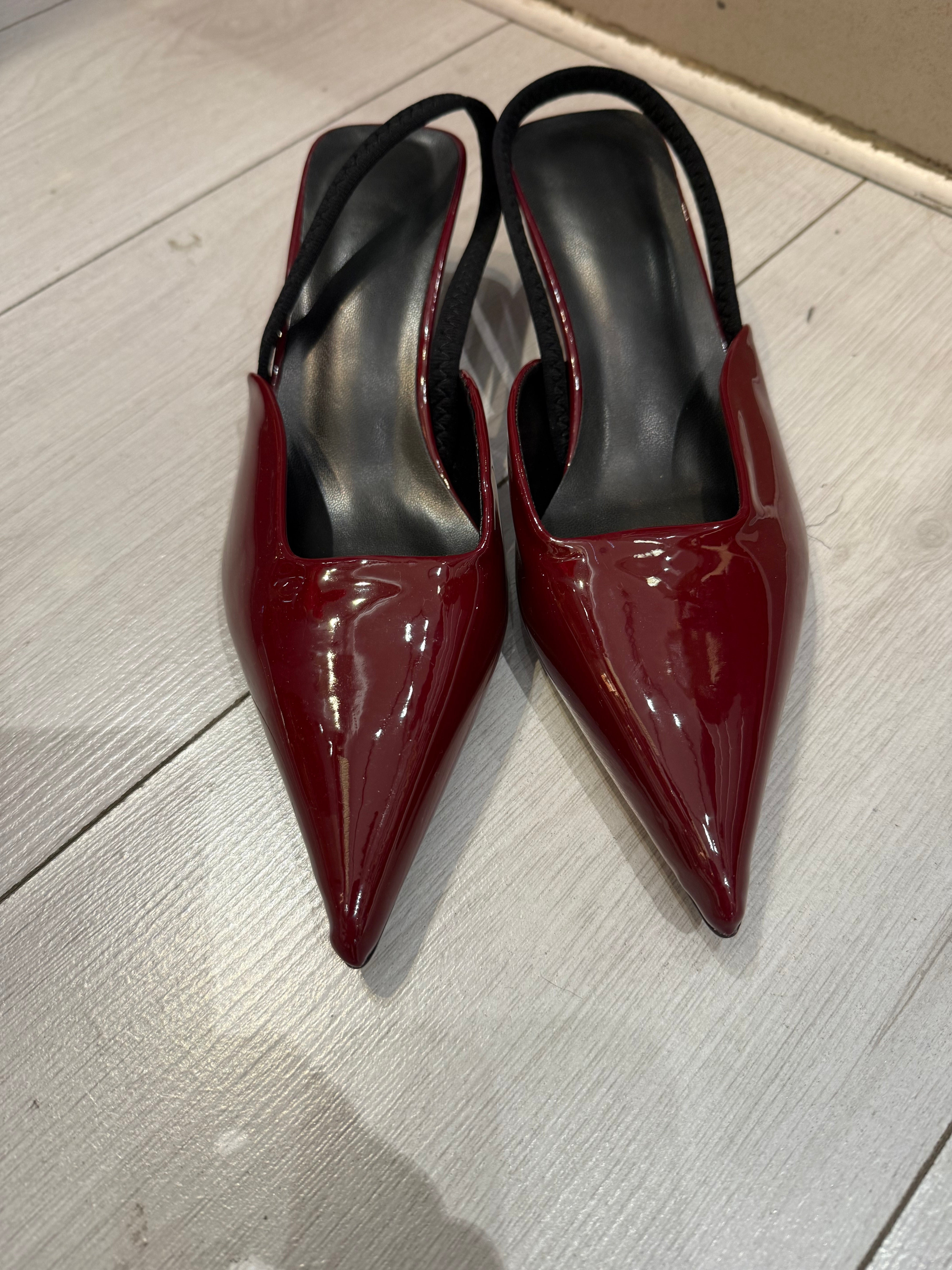 Slingback Bordeaux