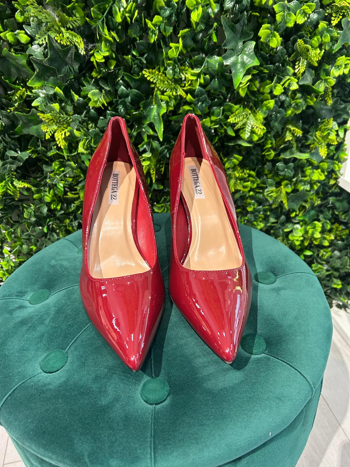 Décolleté Bordeaux Lucido