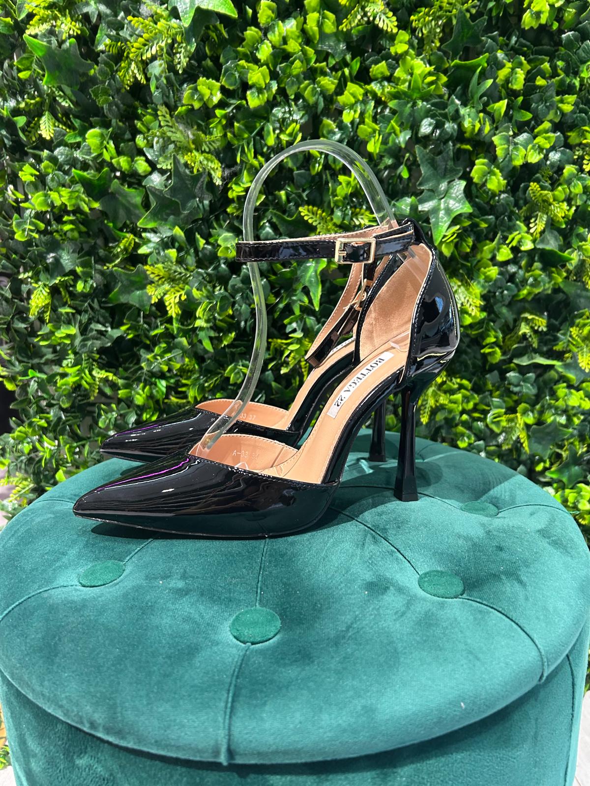 Décolleté Nero Lucido