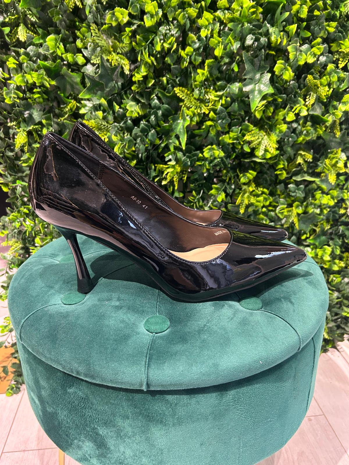 Décolleté Nero Lucido