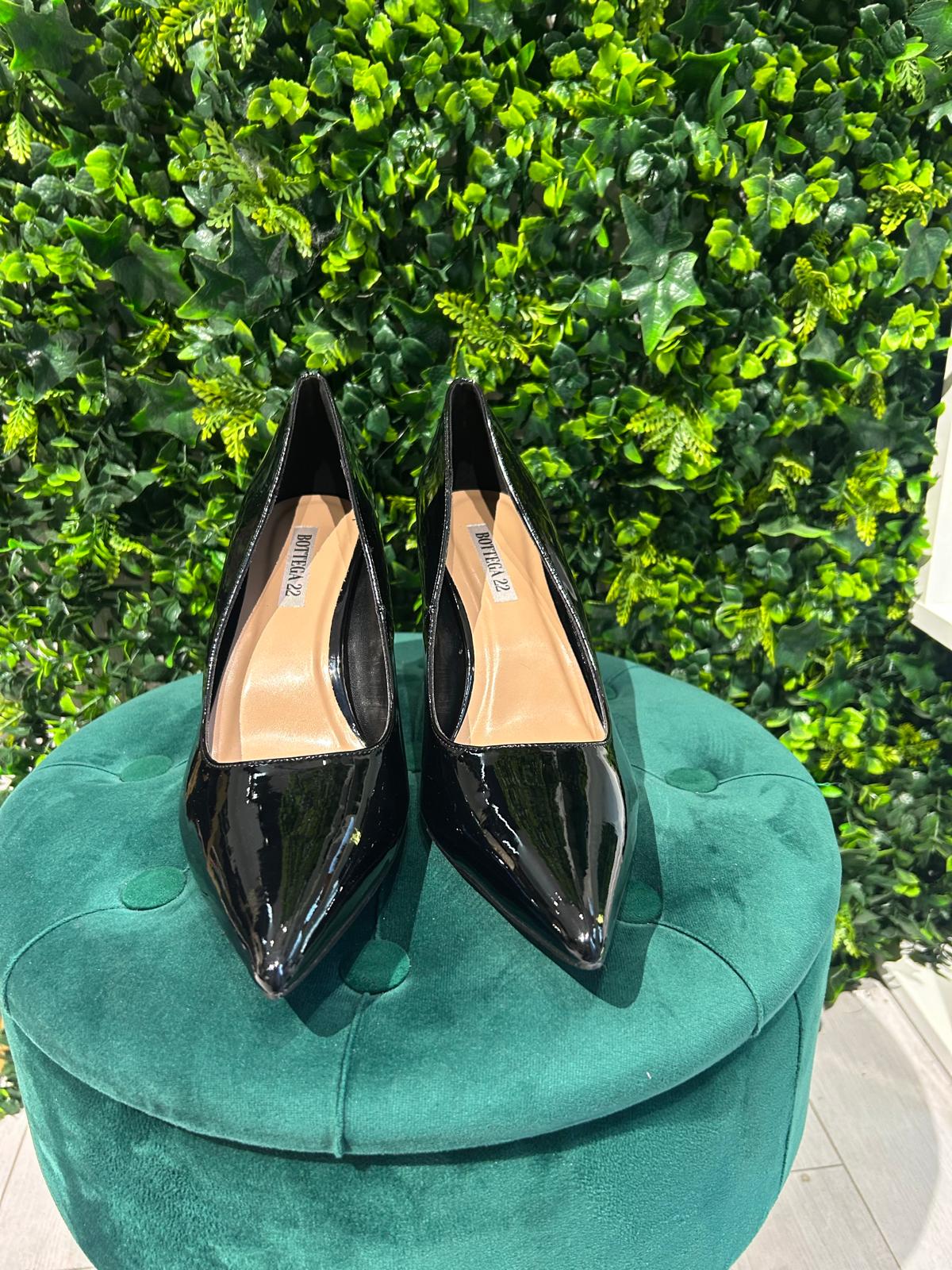 Décolleté Nero Lucido