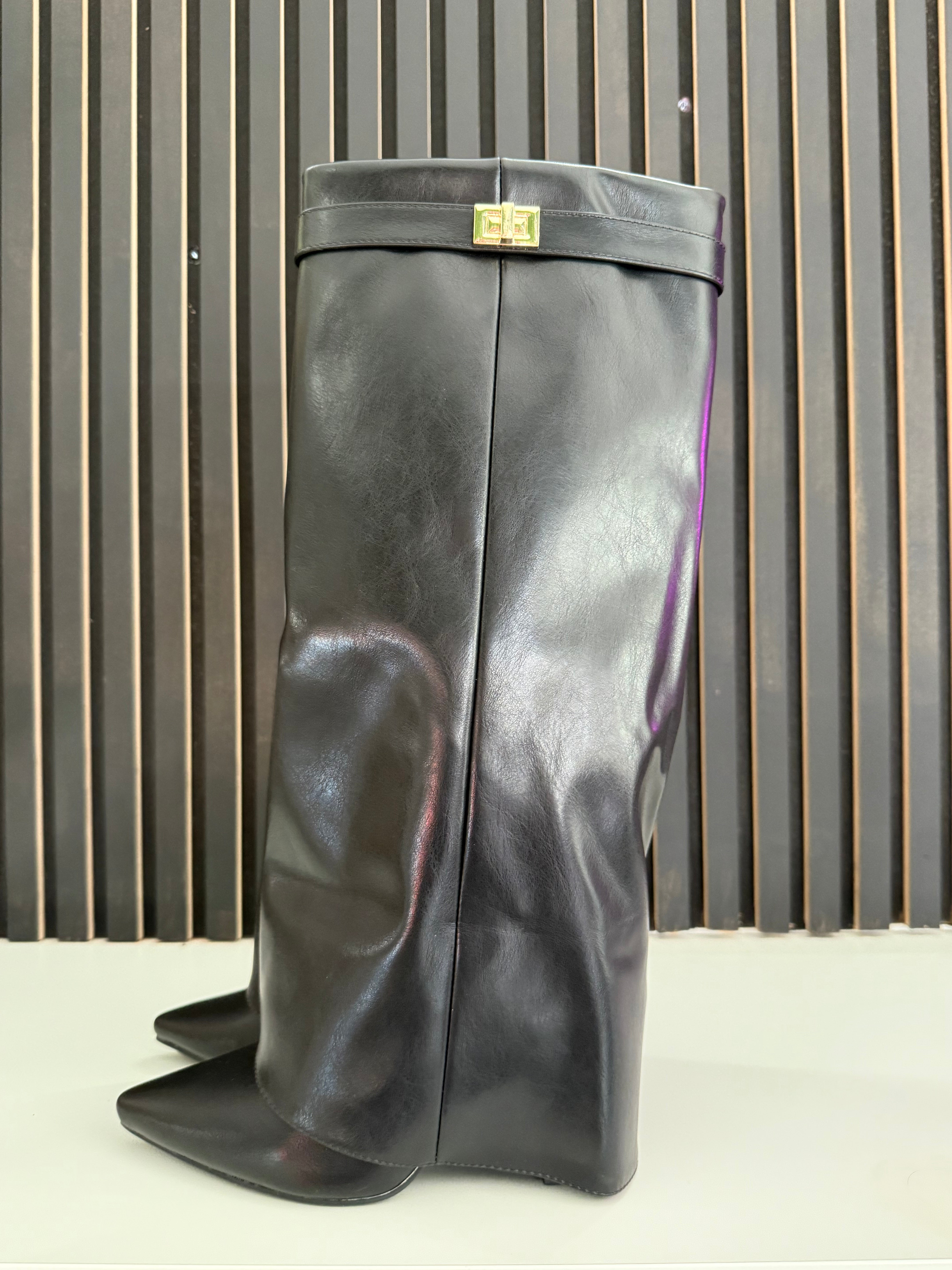 Stivale Milano Nero
